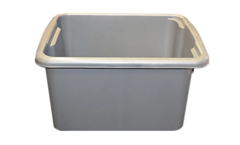 Grijze bak 410x330 mm